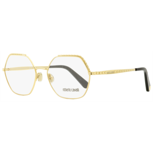 Roberto Cavalli womens hexagonal eyeglasses rc5104 030 gold/black 54mm