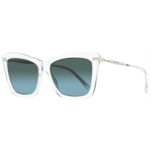 Jimmy Choo womens rectangular sunglasses sady 900i7 crystal 56mm