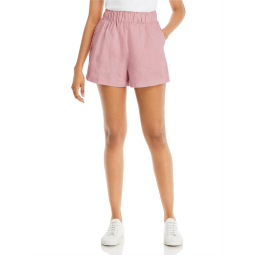 [BLANKNYC] womens linen high rise casual shorts