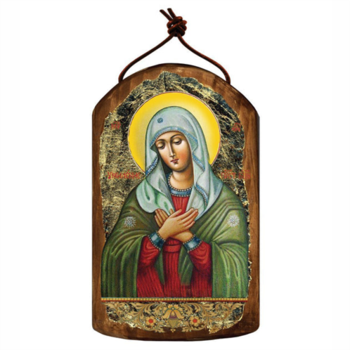 Designocracy the mother of god tenderness wooden icon, ornament