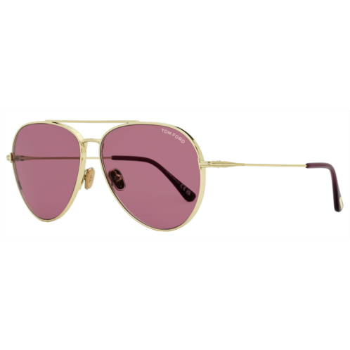 Tom Ford unisex dashel-02 sunglasses tf996 32y pale violet/violet 62mm