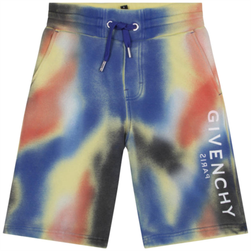 Givenchy multicolor logo shorts