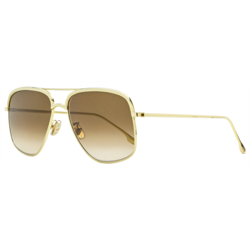 Victoria Beckham womens navigator sunglasses vb200s 714 gold 57mm