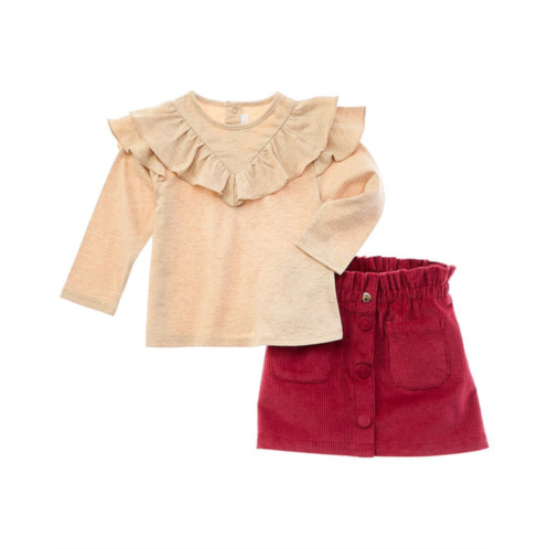 Chloe 2pc top & skirt set