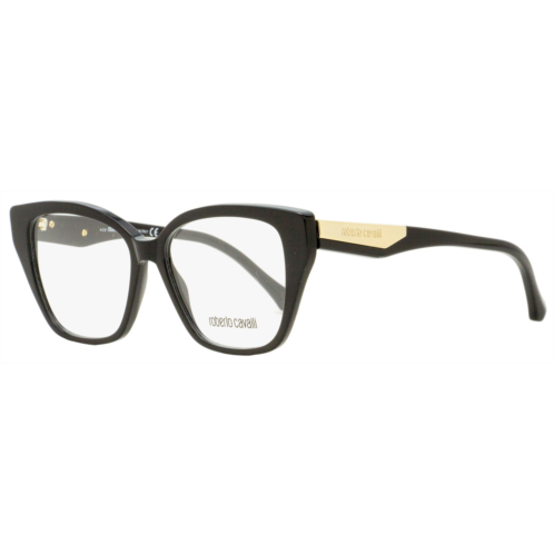Roberto Cavalli womens square eyeglasses rc5083 orciano 001 black/gold 53mm