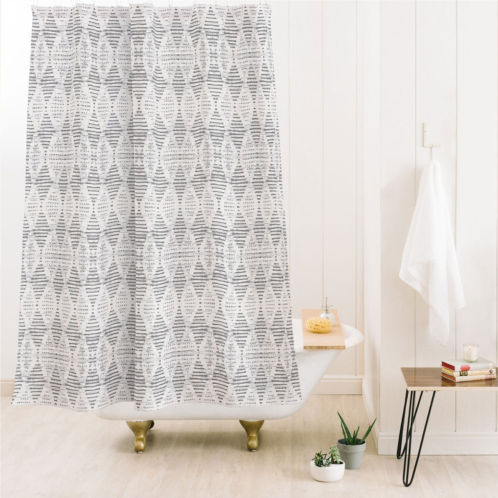 Deny Designs holli zollinger kufi grey light shower curtain