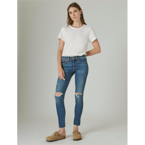 Lucky Brand womens mid rise ava skinny jean