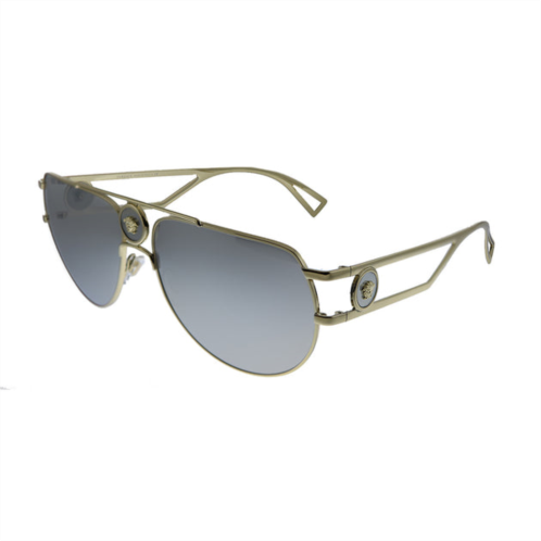 Versace ve 2225 12526g unisex aviator sunglasses