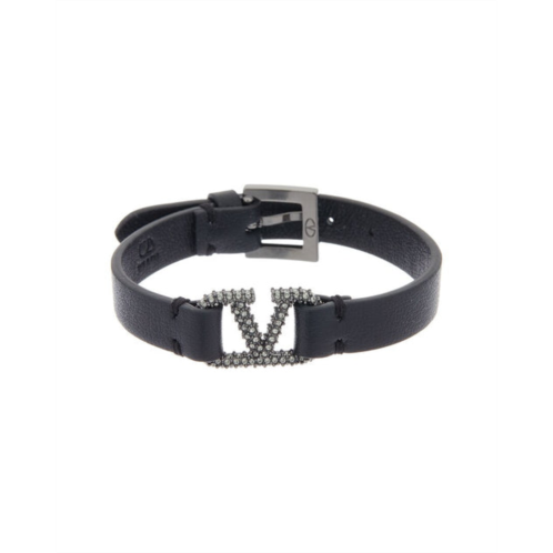 Valentino vlogo leather bracelet