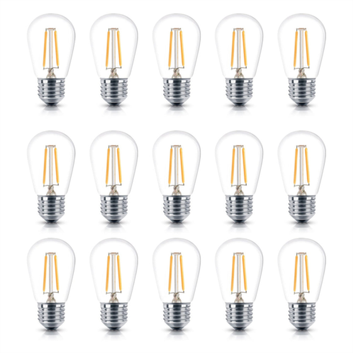 Brightech 15 pack s14 2-watt led light bulbs