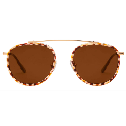 KREWE chartres round sunglasses