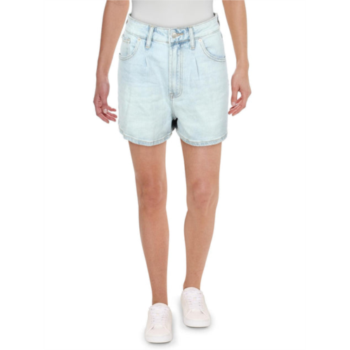 OAT New York miam womens high rise short denim shorts