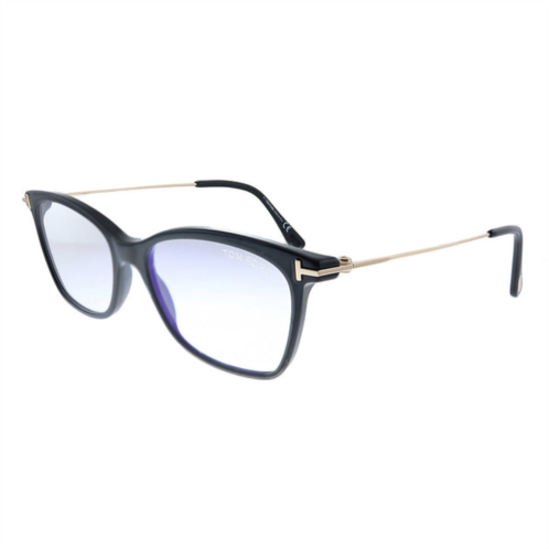 Tom Ford ft 5712-b 001 50mm womens square eyeglasses 50mm