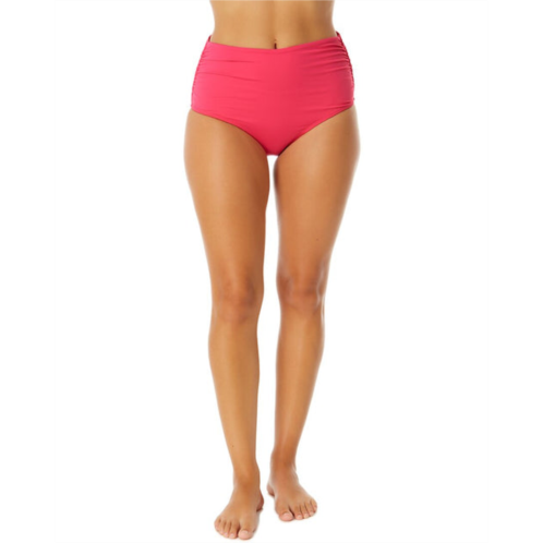 Anne Cole high-waist shirred bikini bottom