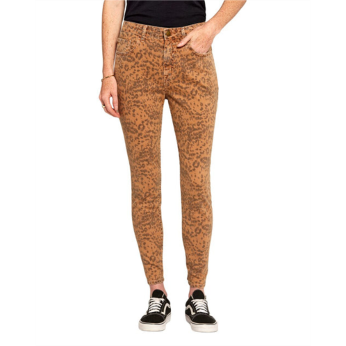 Current/Elliott stiletto amber leopard skinny jean