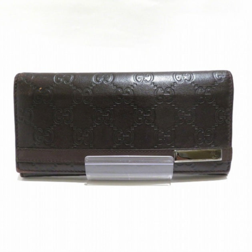 Gucci micro ssima leather wallet (pre-owned)