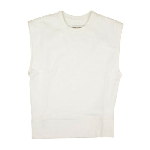 A_Plan_Application white crewneck sleeveless sweatshirt vest