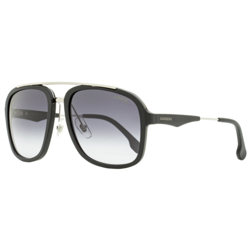 Carrera mens square sunglasses ca133s ti79o matte black/ruthenium 57mm