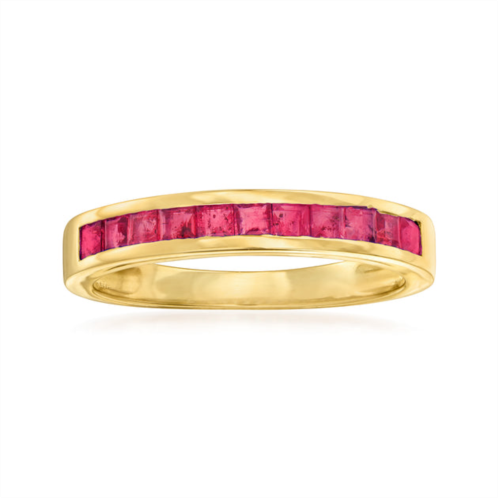 Ross-Simons ruby ring in 14kt yellow gold