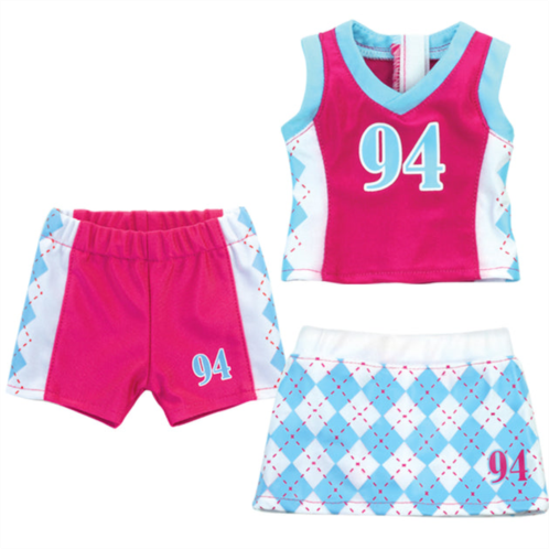 Teamson sophias - 18 doll - sports uniform set - blue/hot pink
