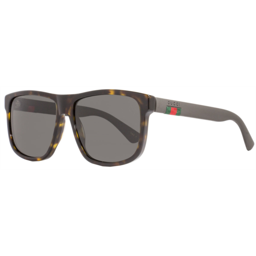 Gucci mens sunglasses gg0010s 003 havana/brown 58mm