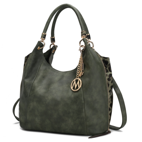 MKF Collection by Mia k. april vegan leather hobo handbag multi compartment