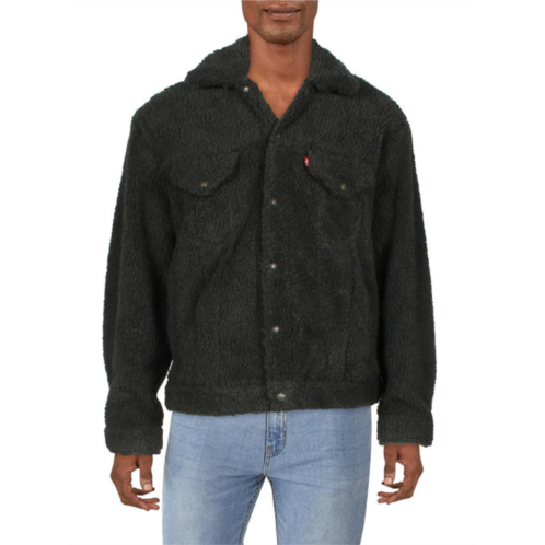 Levi Strauss & Co. mens sherpa relaxed fit trucker jacket