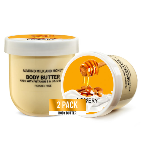Lovery almond milk whipped body butter, 2 piece
