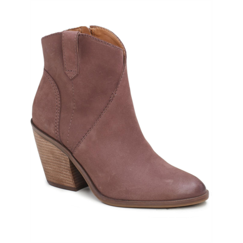 Lucky Brand loxona womens leather side zip ankle boots