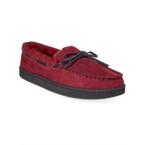 Club Room mens slip on flat moccasin slippers