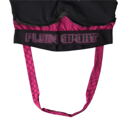 Plein Sport pink logo athlete hannah bra womens underwear