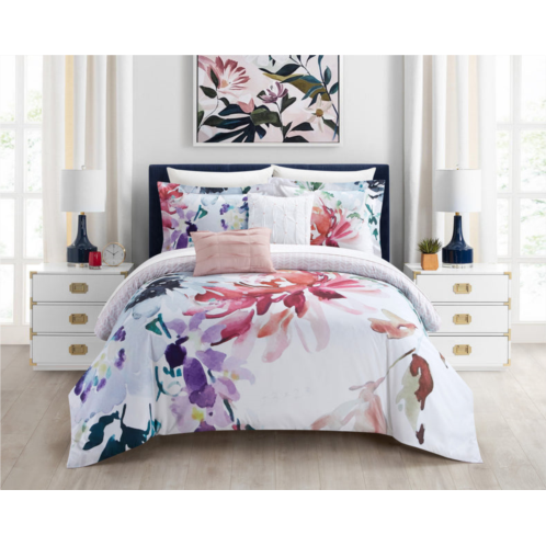 Chic Home finnerty gardens 4-piece reversible comforter set