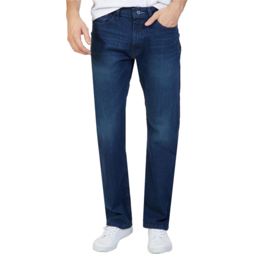 Nautica mens relaxed fit faded straight leg jeans