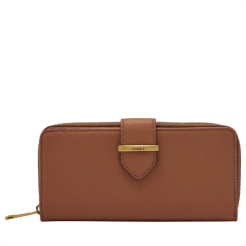 Fossil womens bryce leather clutch