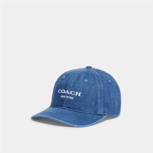 Coach Outlet denim baseball hat