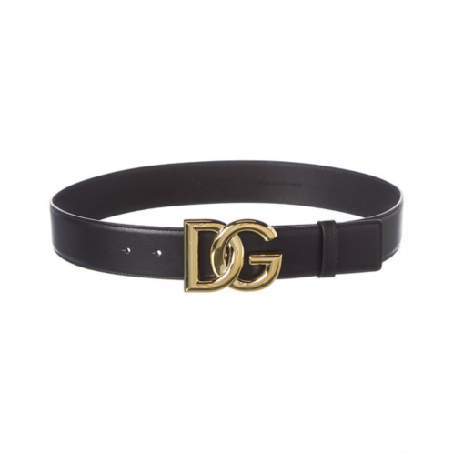 Dolce & Gabbana dg logo leather belt