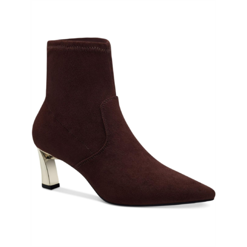 Alfani bambey womens faux suede heels ankle boots