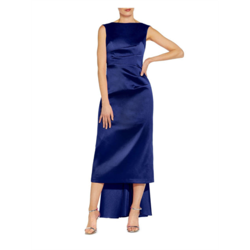 Aidan Mattox womens bow side-zip cocktail and party dress