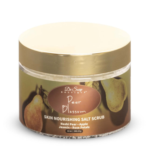De Soap Boutique pear blossom - skin nourishing salt scrub