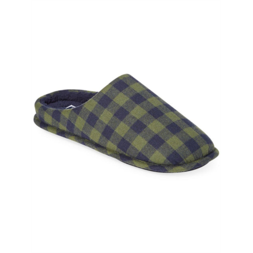 Club Room mens flannel comfort slide slippers