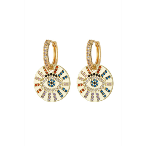 Eye Candy LA rainbow eye earring