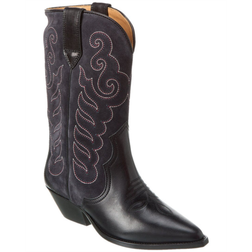 Isabel Marant duerto leather & suede cowboy boot