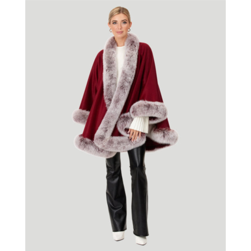 Gorski cashmere long cape