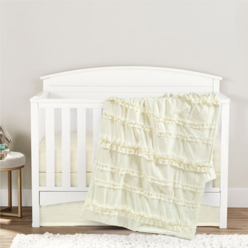 Lush Decor belle ruffled baby/toddler 3 piece bedding set
