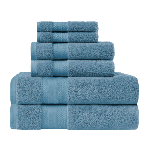 Superior turkish cotton assorted 6-piece towel set