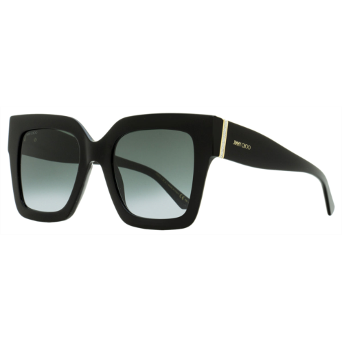 Jimmy Choo womens square sunglasses edna 8079o black 52mm