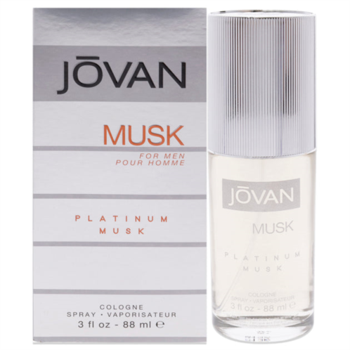 Jovan platinum musk by for men - 3 oz edc spray