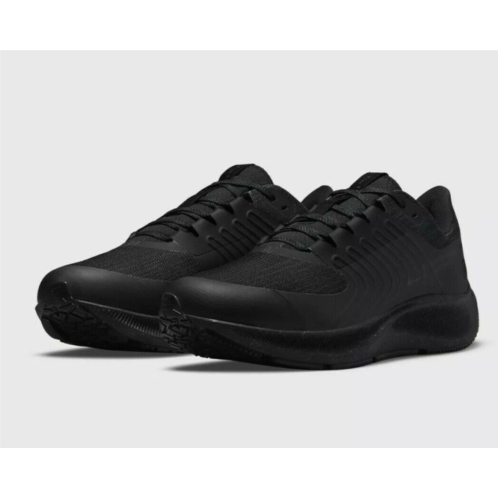 Nike air zoom pegasus 38 shield dc4073-002 men triple black running shoes hhh131