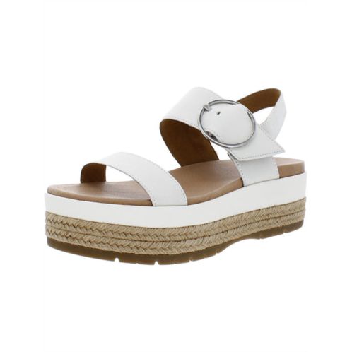 Ugg april womens leather espadrille wedge sandals
