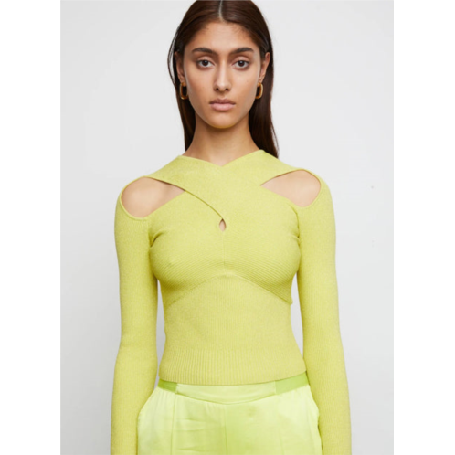 Bailey/44 mimosa hazel stretch cold shoulder cutout sweater